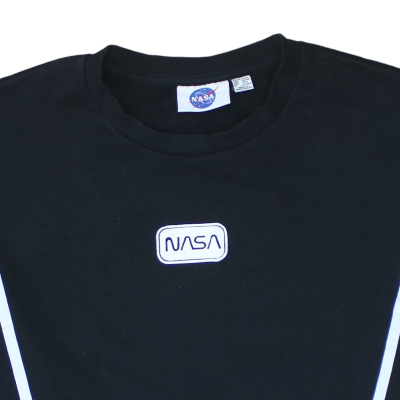 Primark NASA Black Crew Neck Sweatshirt Women’s Size S 10/12 Long Sleeve Pullover