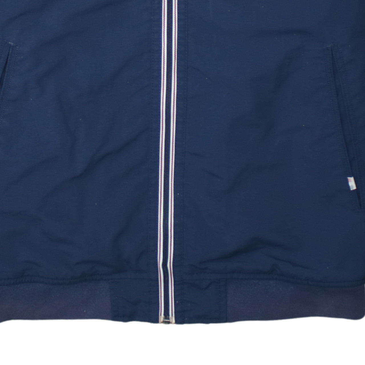 Hilfiger Denim Men's Blue XL Bomber Jacket Cotton Full Zip