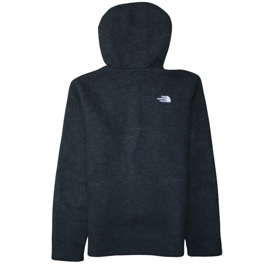 The North Face Men's Black Small Hooded Full Zip Fleece Jacket