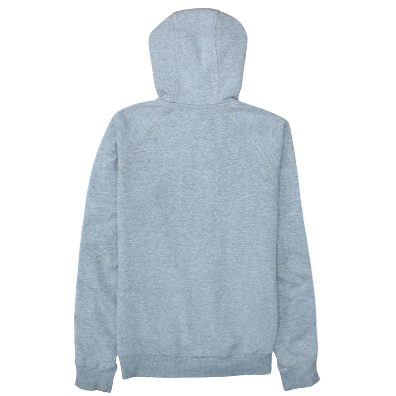 Ellesse Men's Grey Full Zip Hoodie Logo Tape Trim Size M