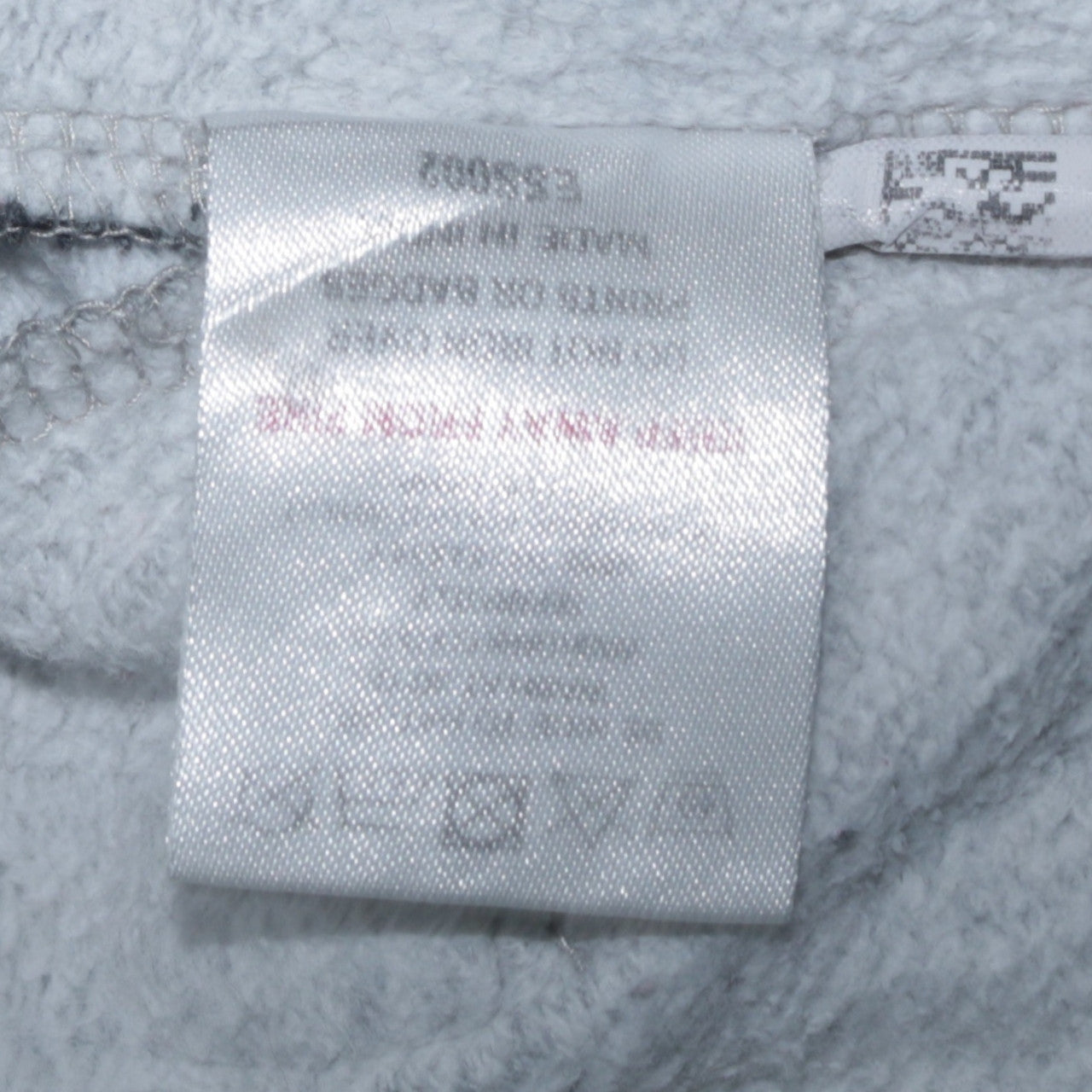Ellesse Men's Grey Full Zip Hoodie Logo Tape Trim Size M