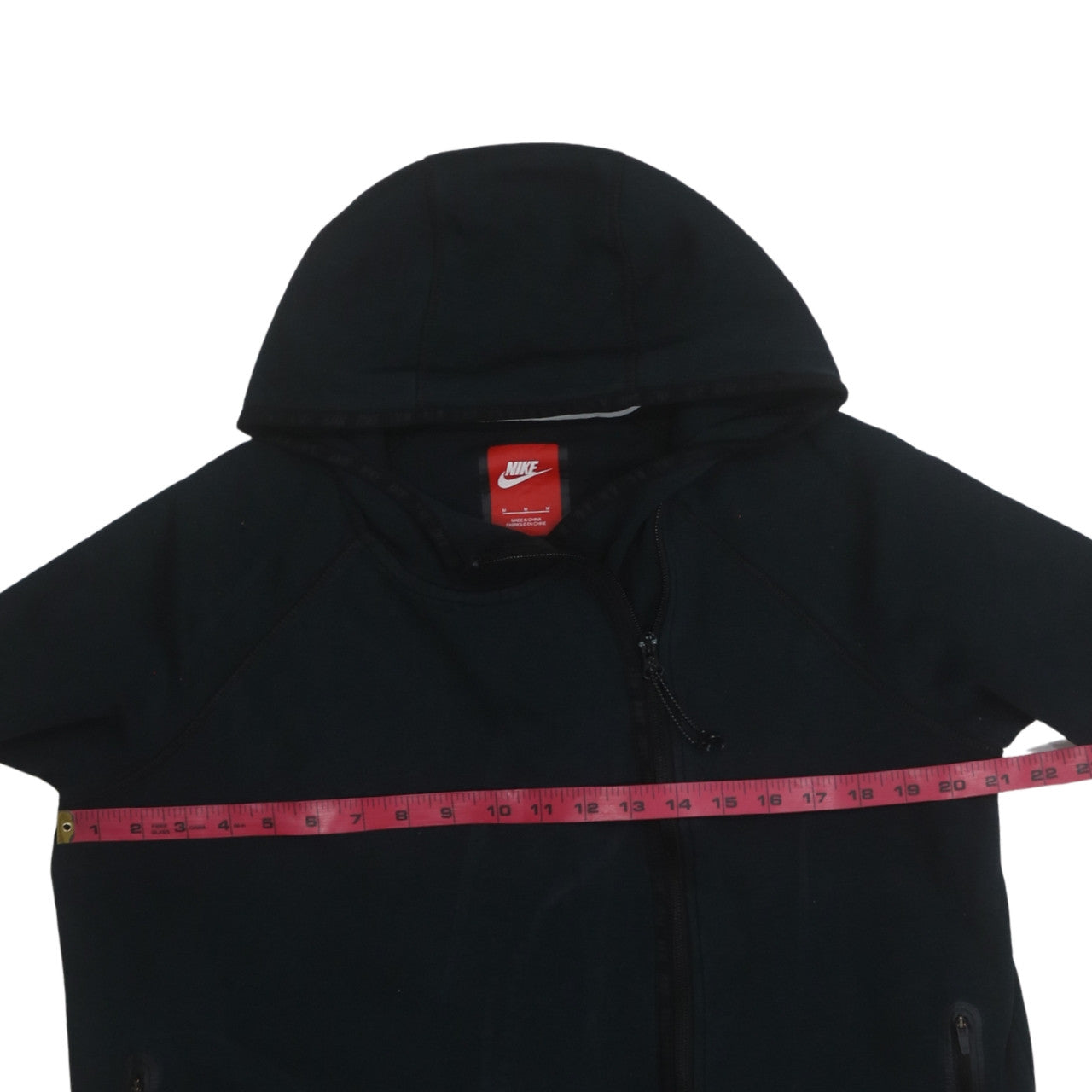 Nike Men's Black Full Zip Hoodie Size M Sports Fleece
