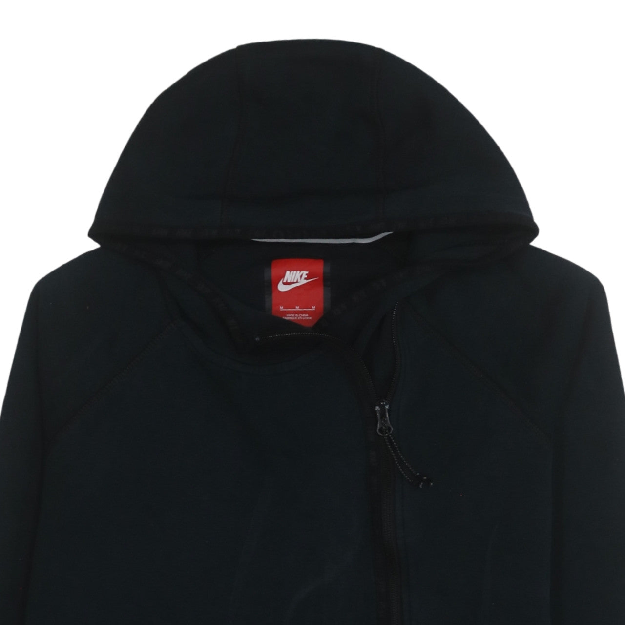 Nike Men's Black Full Zip Hoodie Size M Sports Fleece