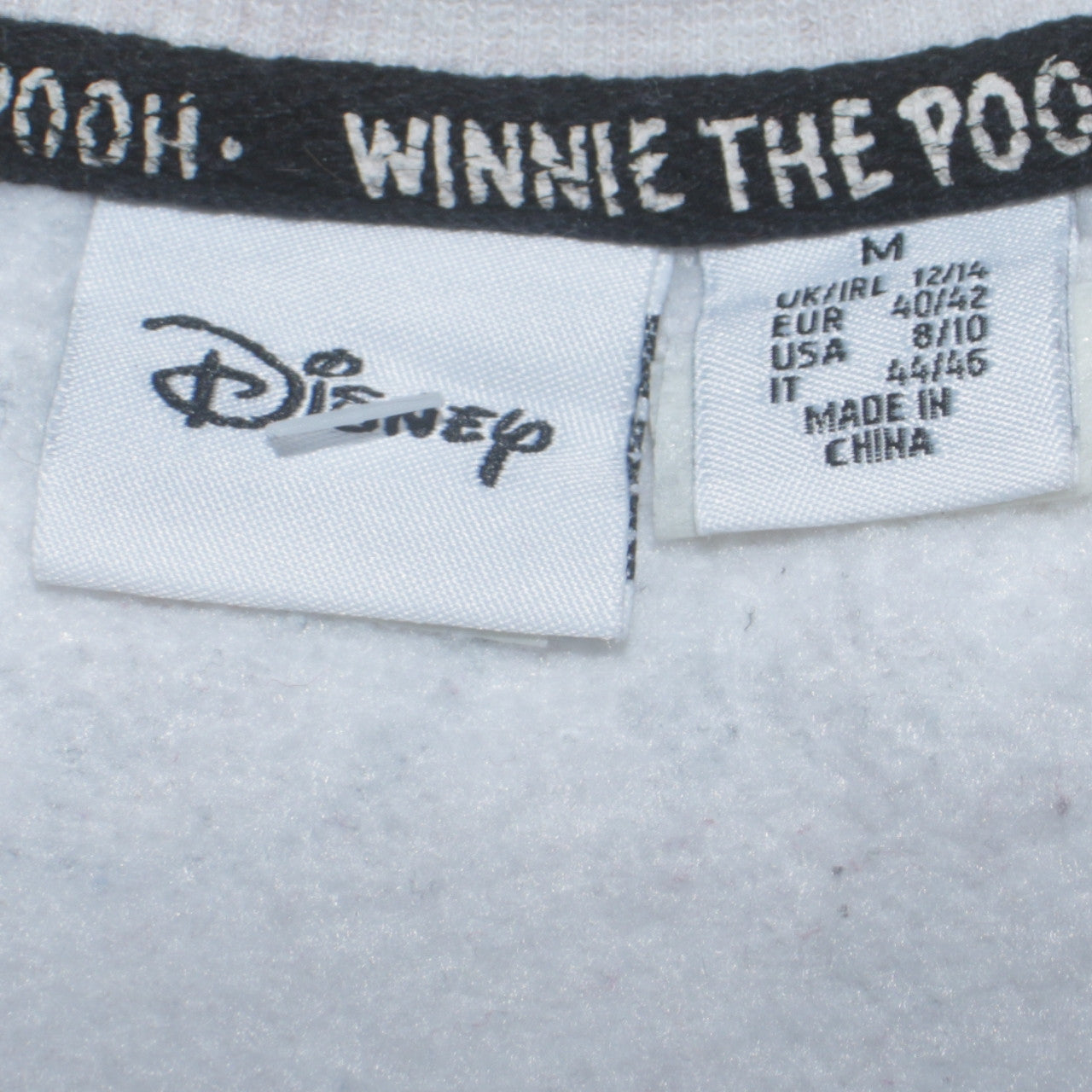 Disney Women Grey Winnie The Pooh Pullover Sweatshirt M