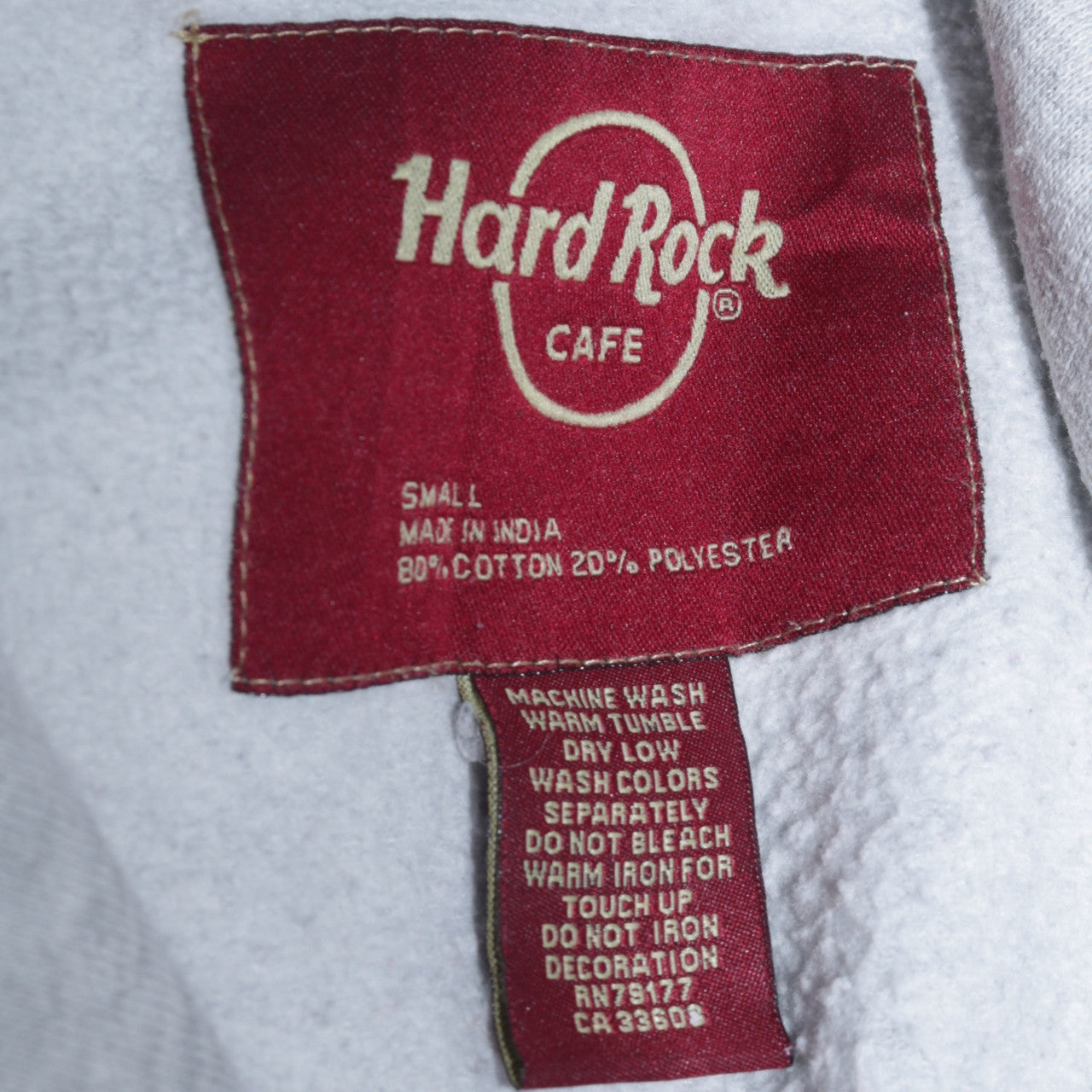 Hard Rock Cafe Tenerife Unisex Grey Pullover Hoodie Small Fleece