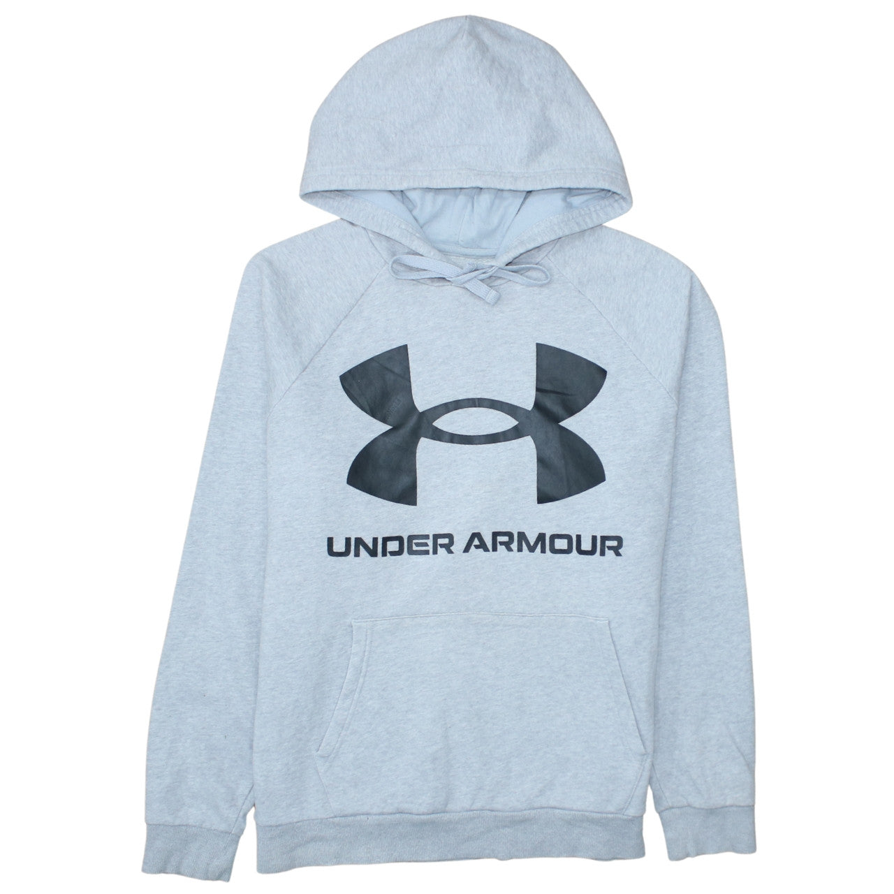 Under Armour Men's Grey Pullover Hoodie L Loose Fit Sportswear