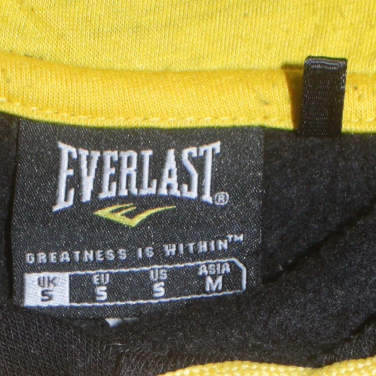 Everlast Men's Black S Pullover Hoodie with Logo Print