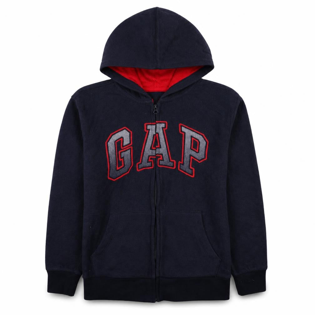 Gap Kids Blue Full Zip Logo Hoodie Teens XL Fleece
