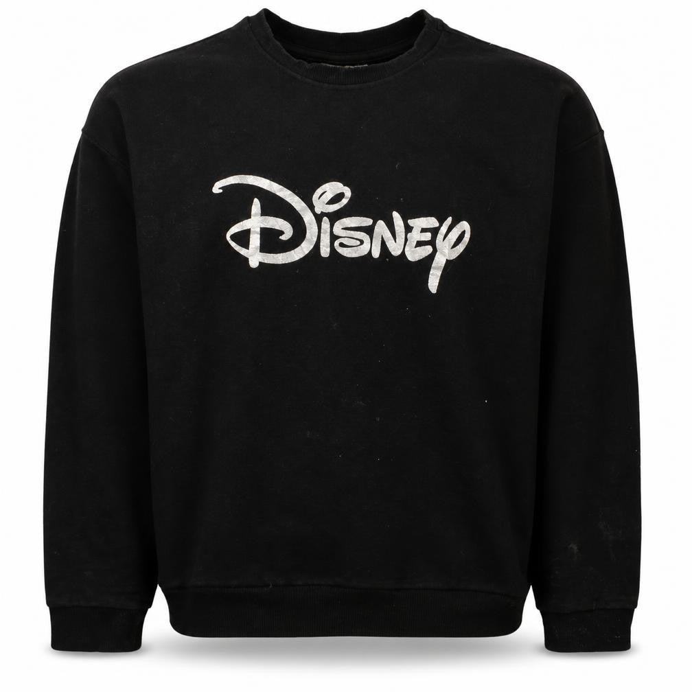 Disney Men's Black Logo Pullover Sweatshirt M