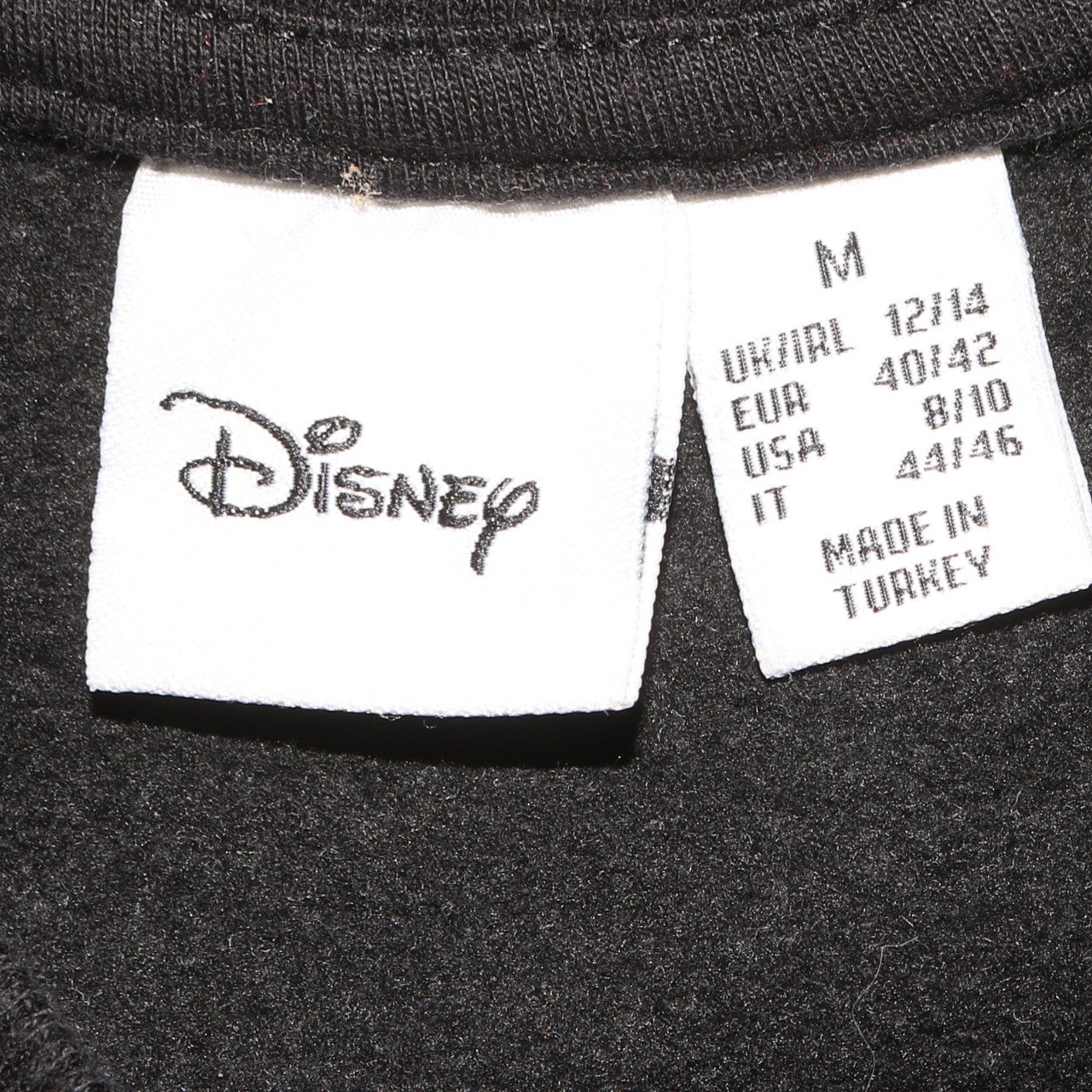 Disney Men's Black Logo Pullover Sweatshirt M