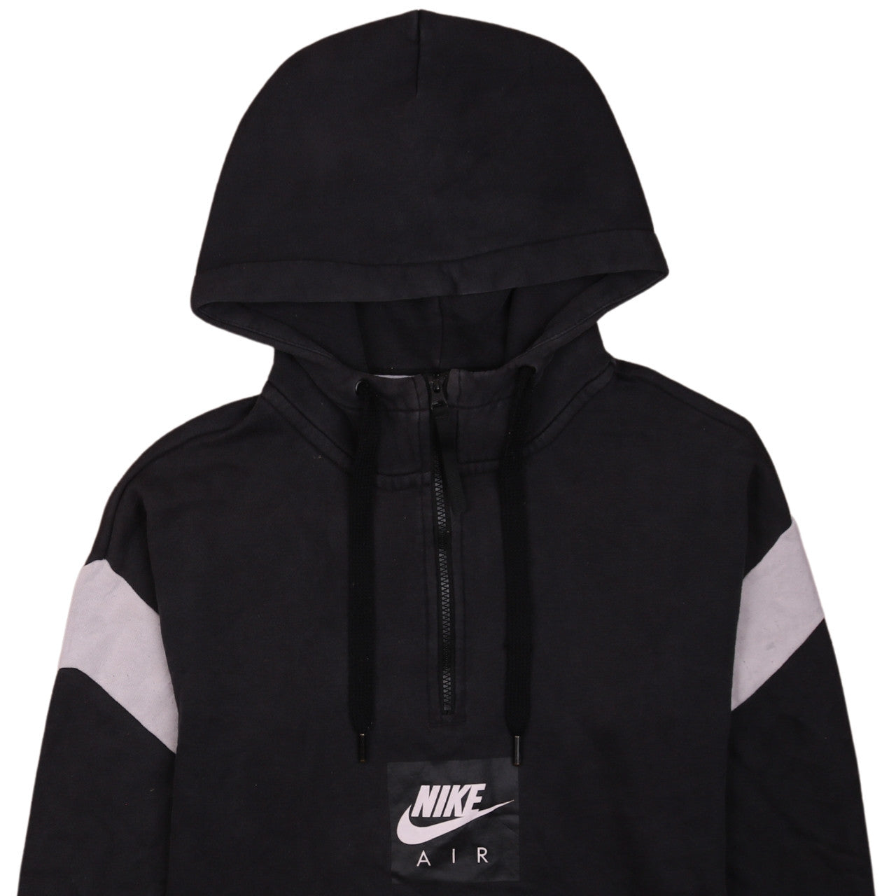 Nike Air Men's Black 1/2 Zip Pullover Hoodie Medium