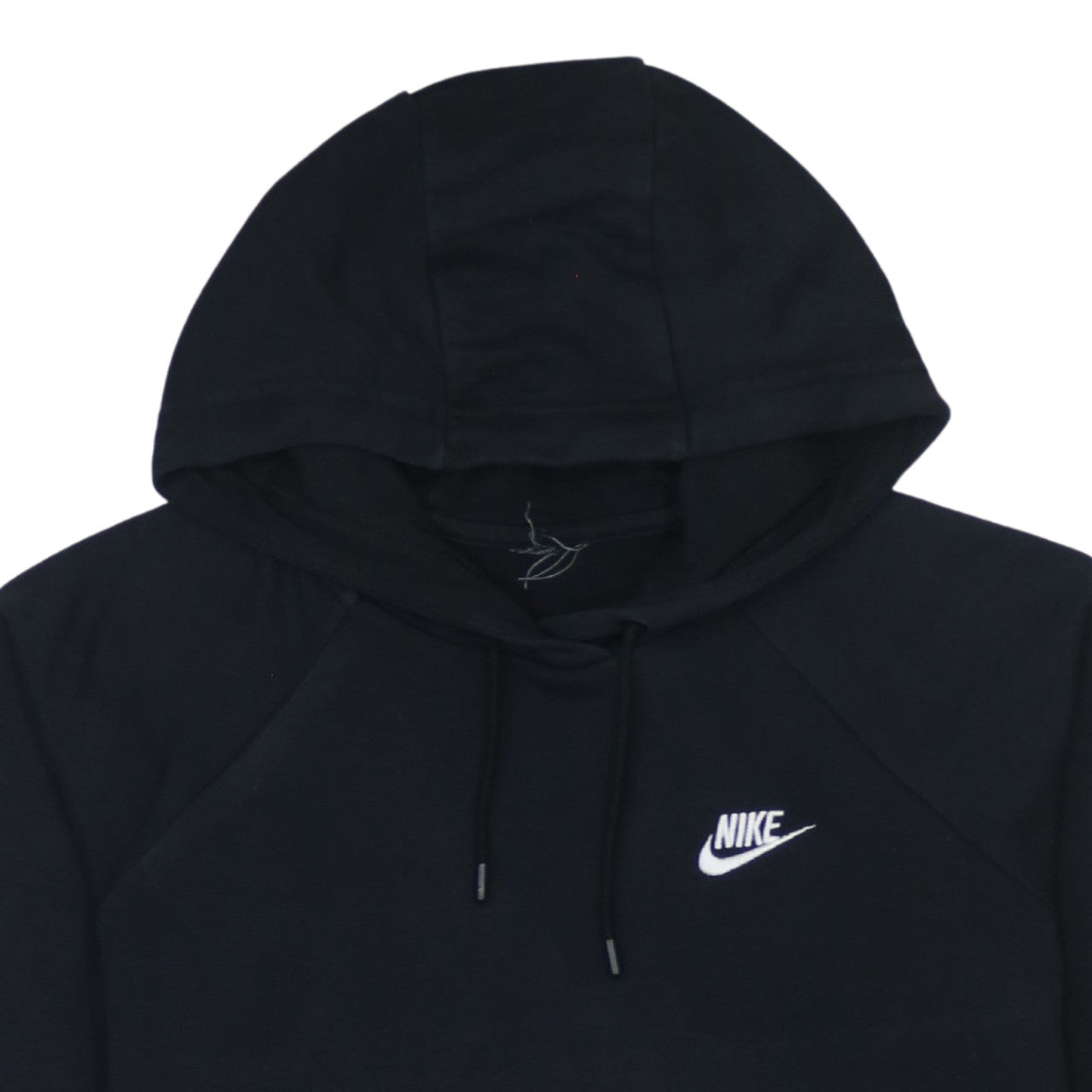 Nike Men's Black Pullover Hoodie Medium Logo Fleece Sweatshirt