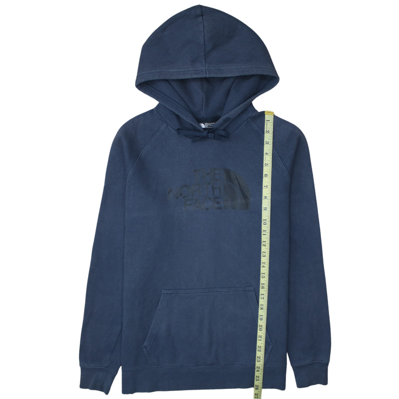 The North Face Womens Blue Pullover Hoodie Size M Cotton Blend