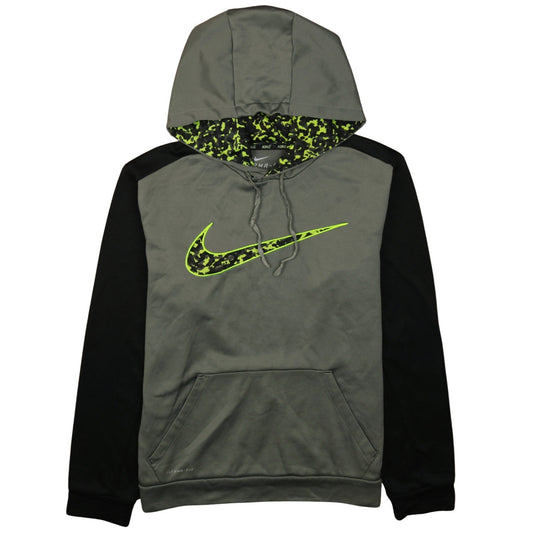 Nike Men's Grey Therma-Fit Pullover Hoodie Medium Sportswear