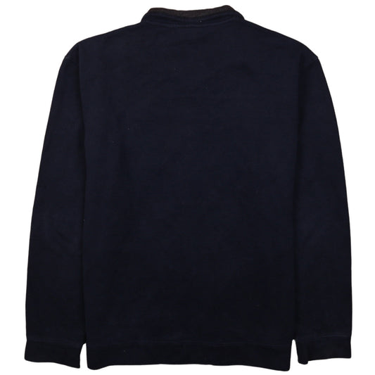 Calvin Klein Jeans Men's Blue Full Zip Fleece Sweatshirt L