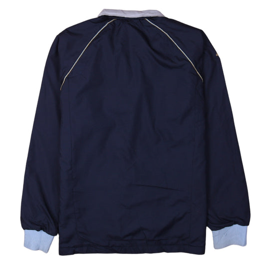 Adidas Girls Blue Zip-Up Track Jacket 14 Years Logo Sportswear