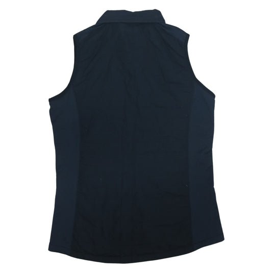 Umbro Women's Black Softshell Waistcoat Size 8 Sleeveless Zip Vest