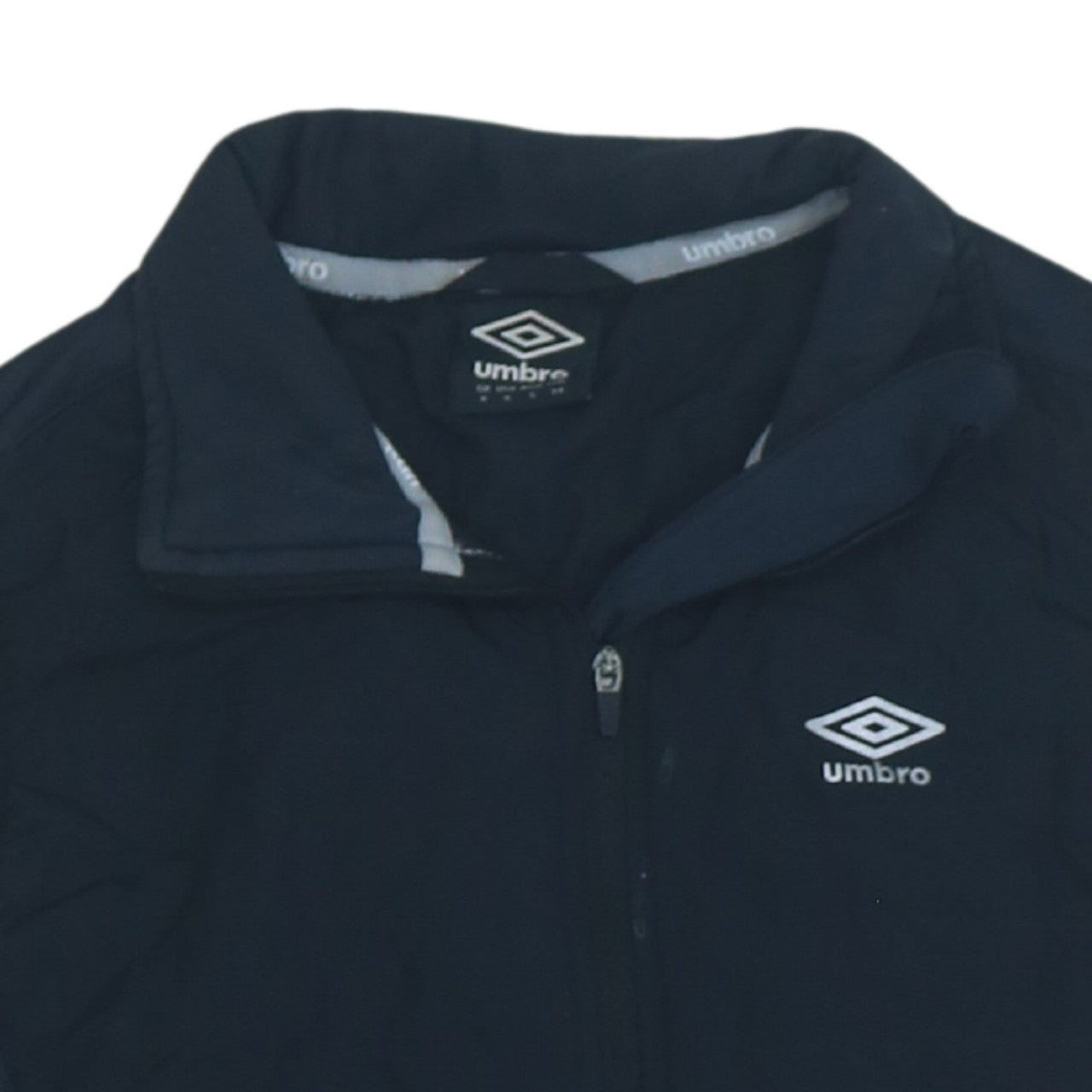 Umbro Women's Black Softshell Waistcoat Size 8 Sleeveless Zip Vest