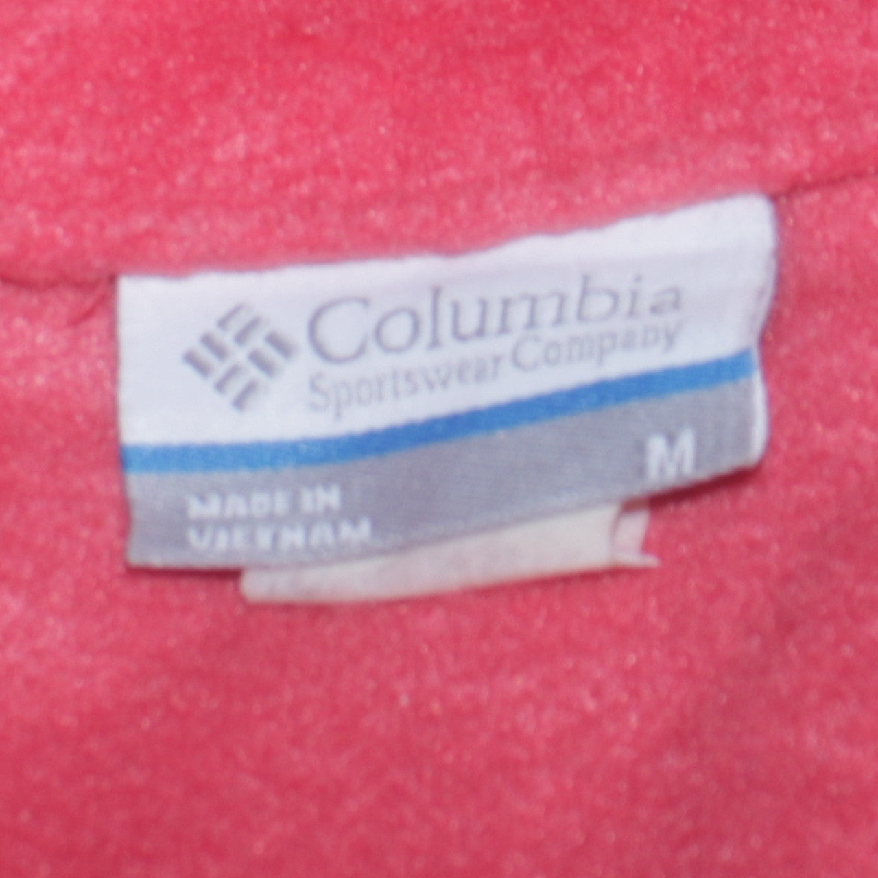 Columbia Womens Pink Fleece Full Zip Jacket Size M