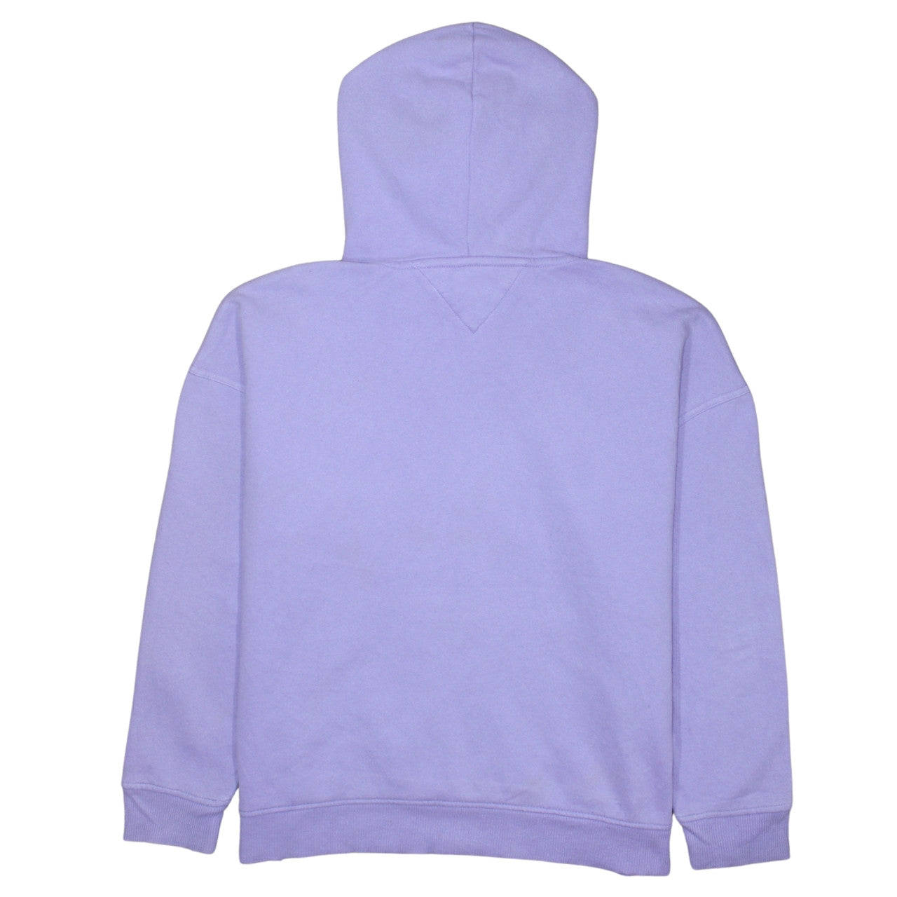 Tommy Jeans Womens Lilac Hoodie Medium Cotton Blend Pullover Hooded Sweatshirt