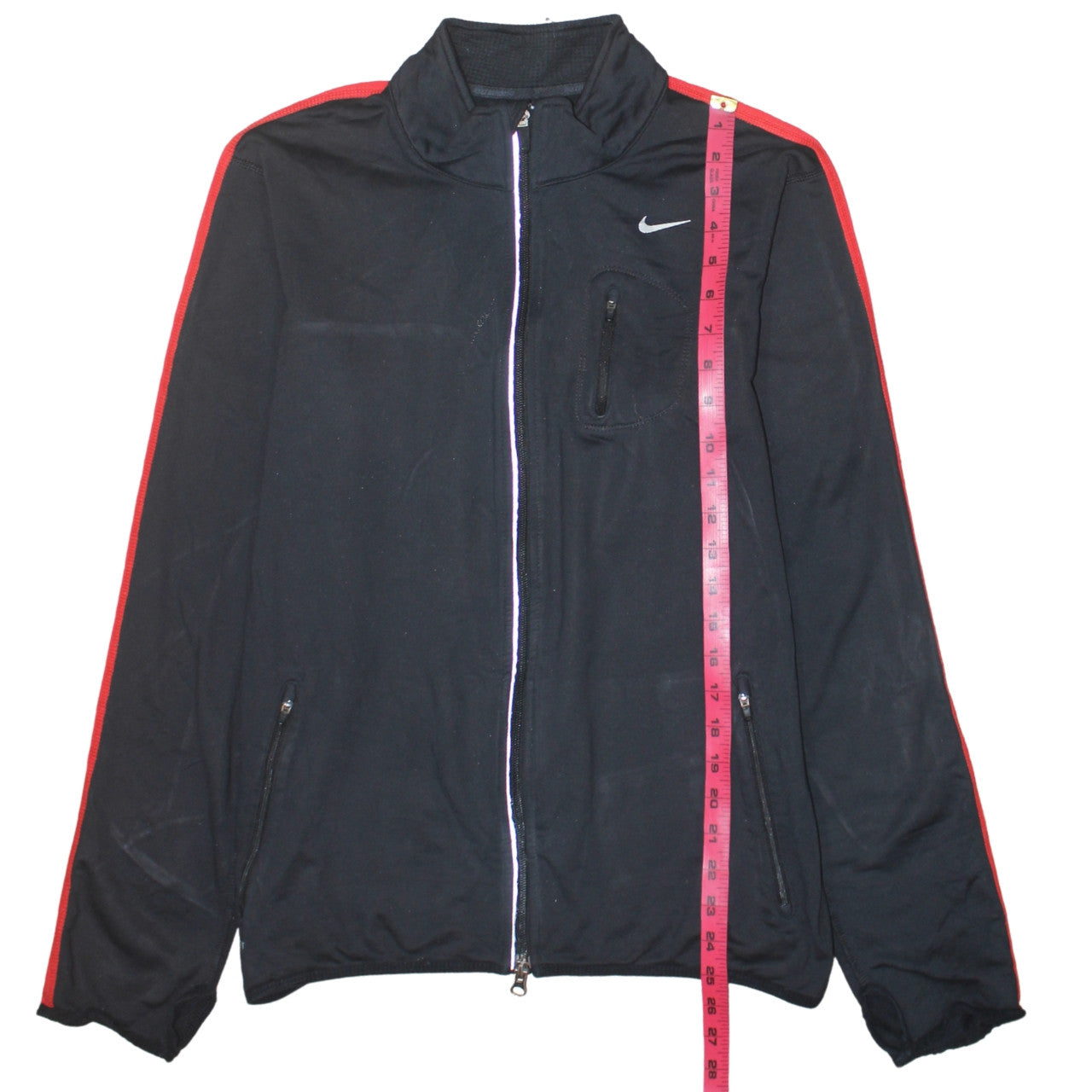 Nike Men's Black Full Zip Dri-Fit Sweatshirt Size M Athletic Jacket