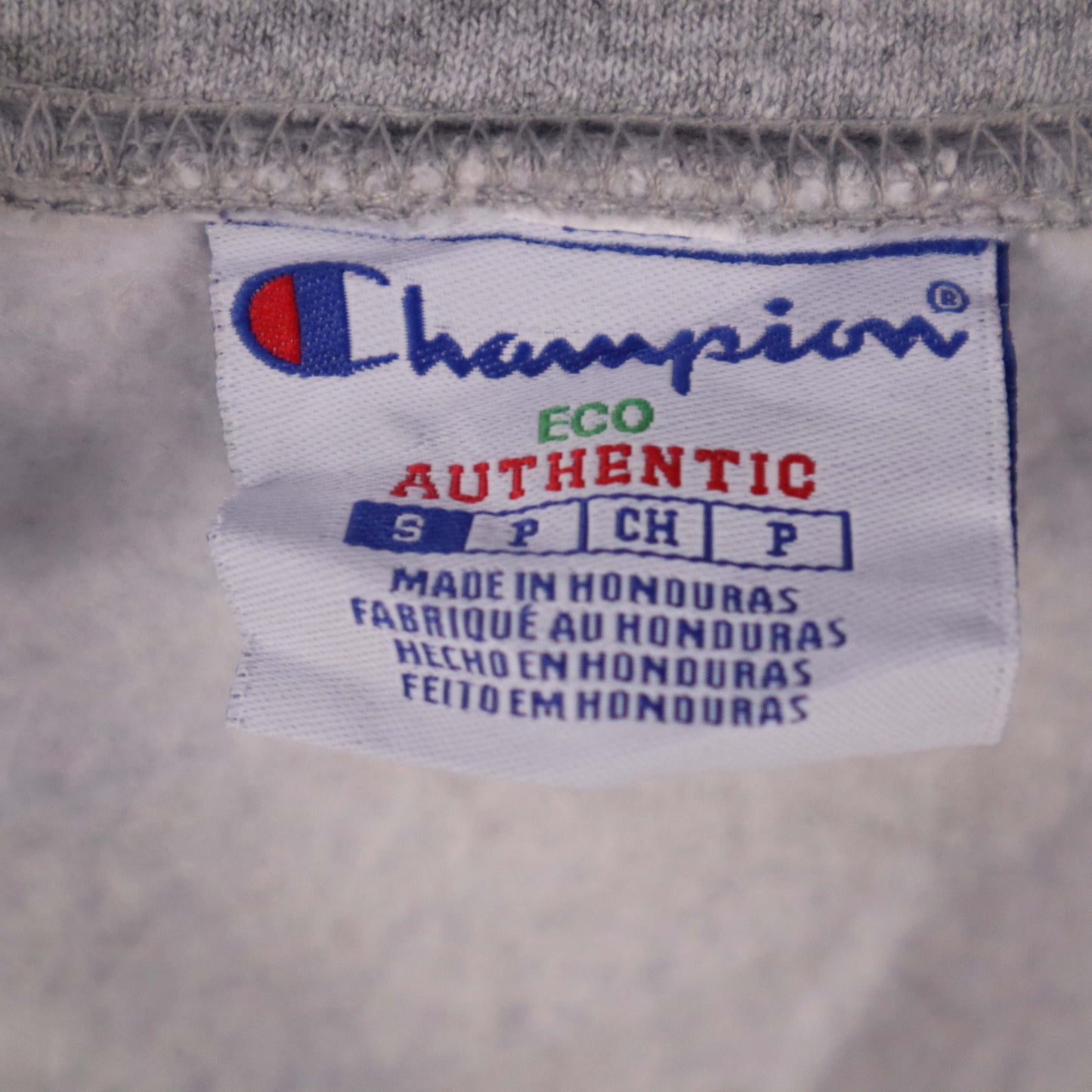 Champion Men’s Grey 1/4 Zip Fleece Sweatshirt Size S Regular Fit