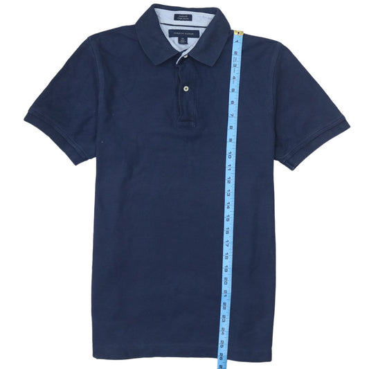 Tommy Hilfiger Men Blue Classic Fit Cotton Polo Shirt Size S
