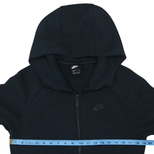 Nike Men's Black Full Zip Hoodie Size S Regular Fit Fleece