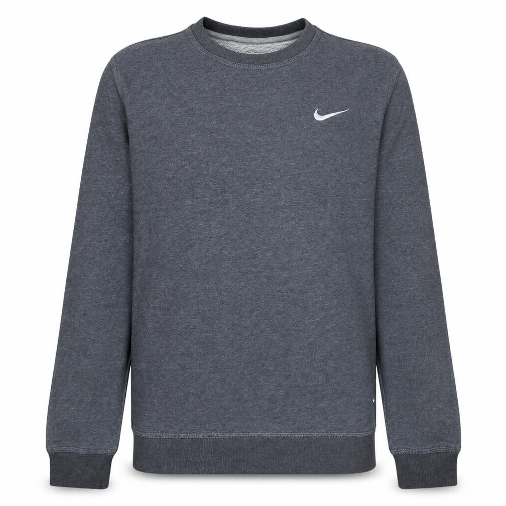 Nike Mens Grey Crew Neck Pullover Sweatshirt Size S