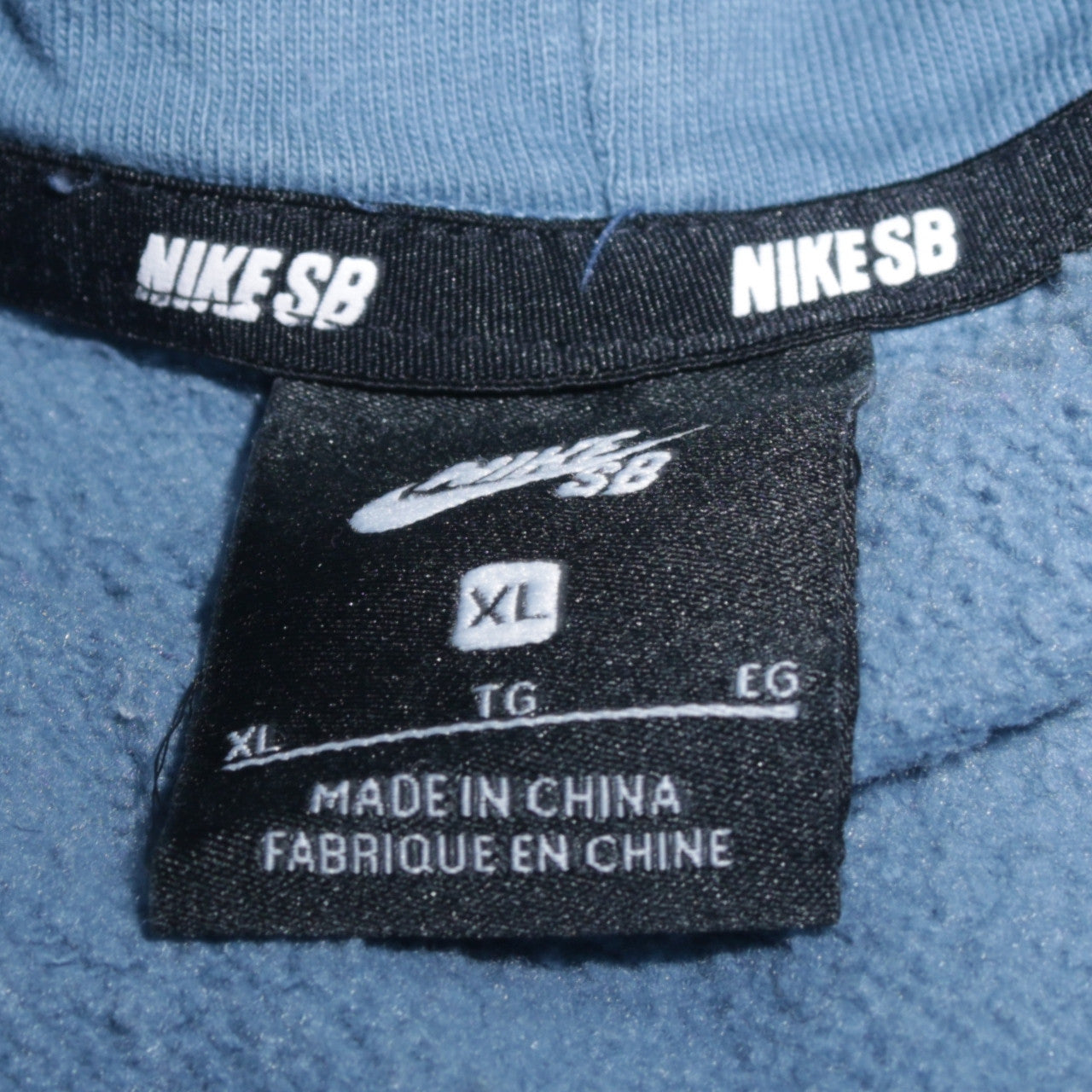 Nike SB Blue Pullover Hoodie Men's XL Regular Fit Hooded Sweatshirt