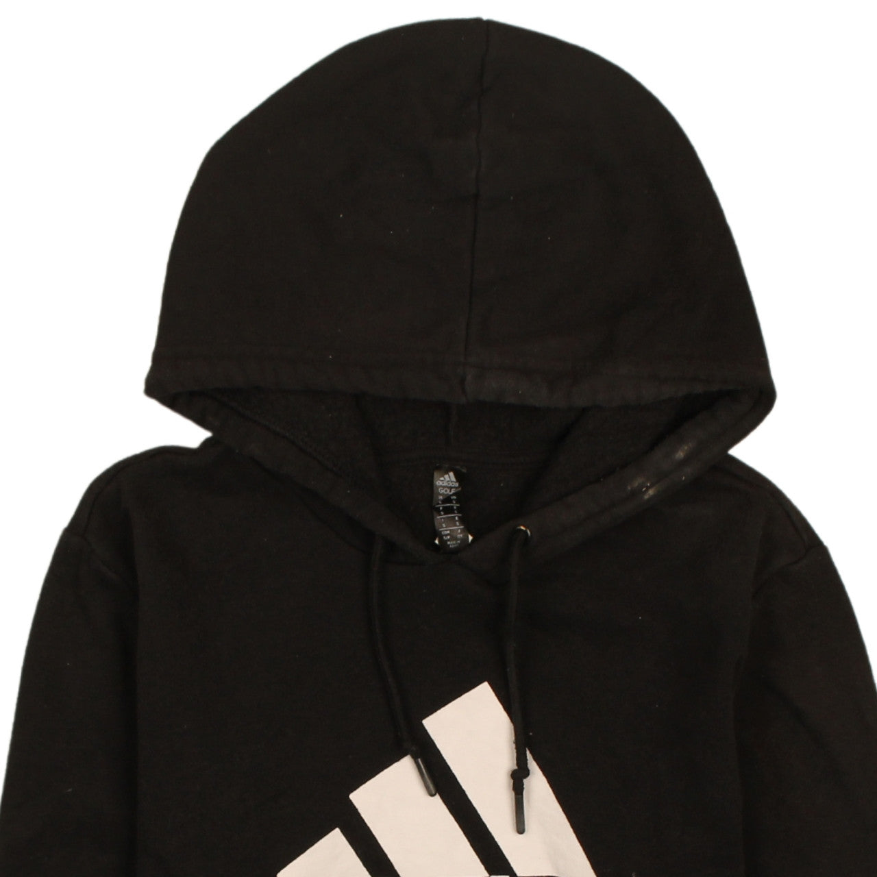 Adidas Men’s Black Pullover Hoodie Small Logo Fleece Sweatshirt