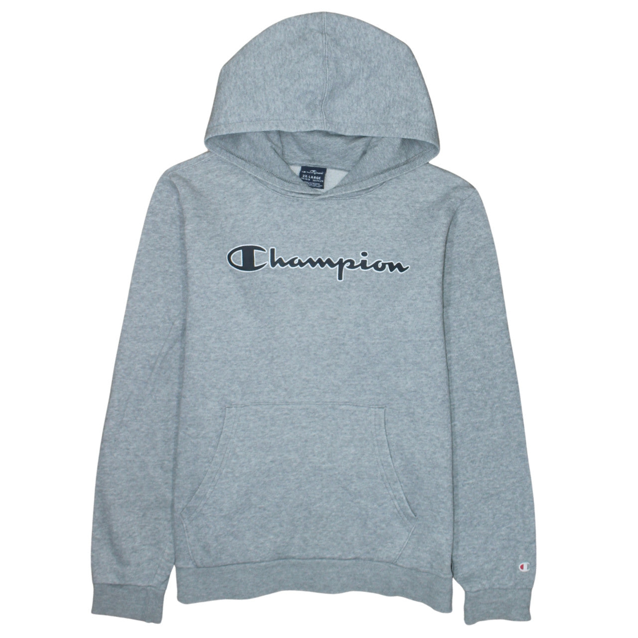 Champion Boys Grey Pullover Hoodie Size 15-16 Years Classic Fit