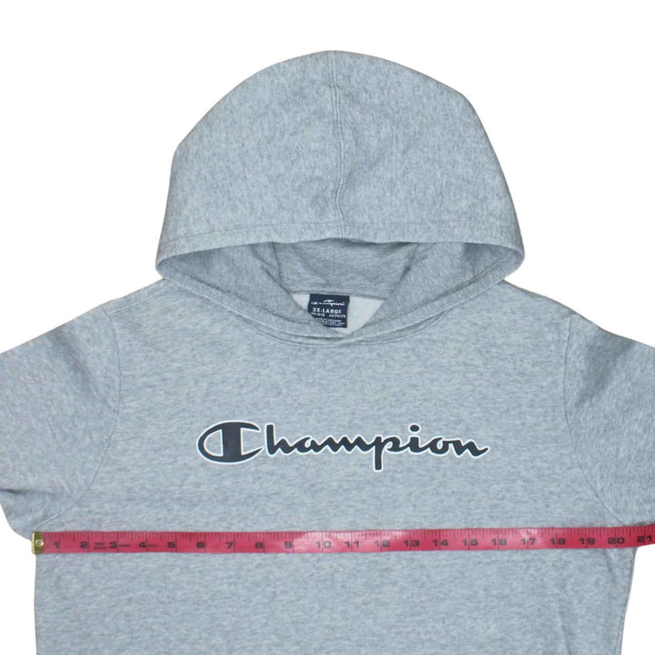 Champion Boys Grey Pullover Hoodie Size 15-16 Years Classic Fit
