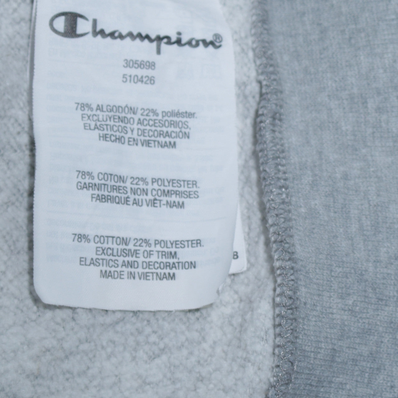 Champion Boys Grey Pullover Hoodie Size 15-16 Years Classic Fit