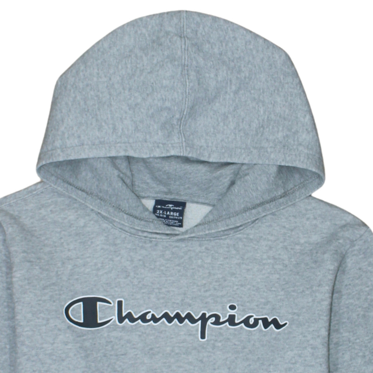 Champion Boys Grey Pullover Hoodie Size 15-16 Years Classic Fit