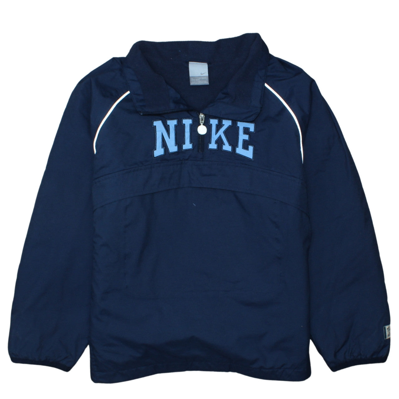 Nike Boys Blue 12-13 Years Windbreaker Jacket 1/4 Zip Lightweight