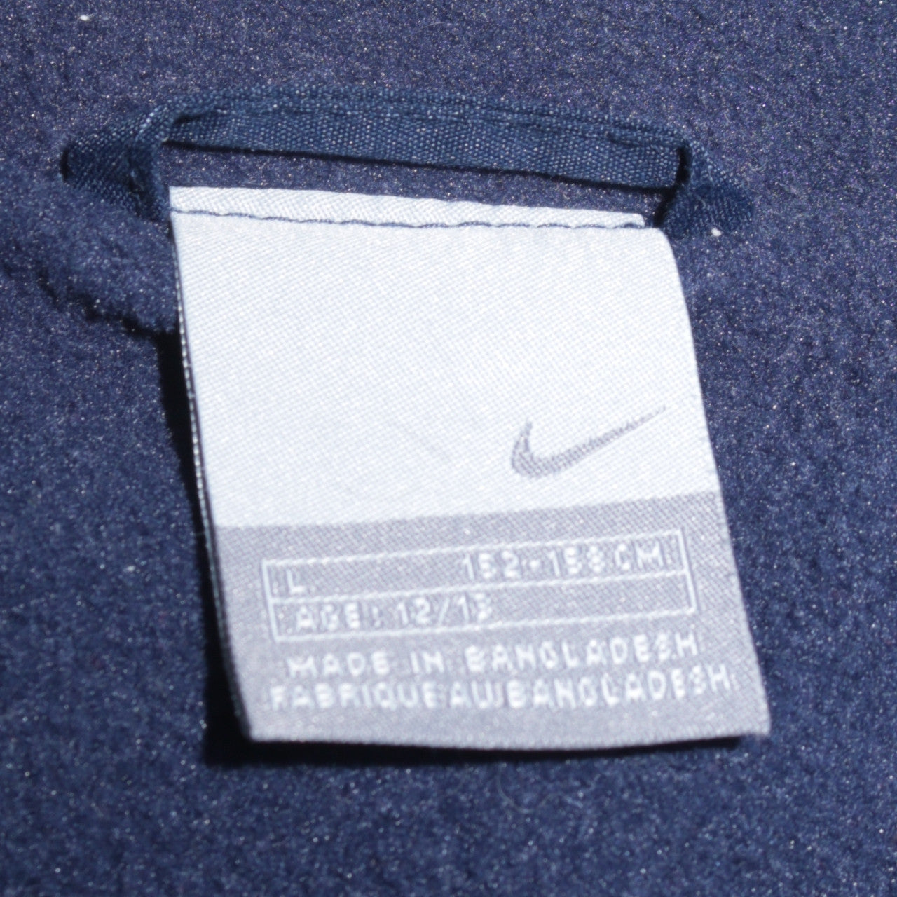Nike Boys Blue 12-13 Years Windbreaker Jacket 1/4 Zip Lightweight
