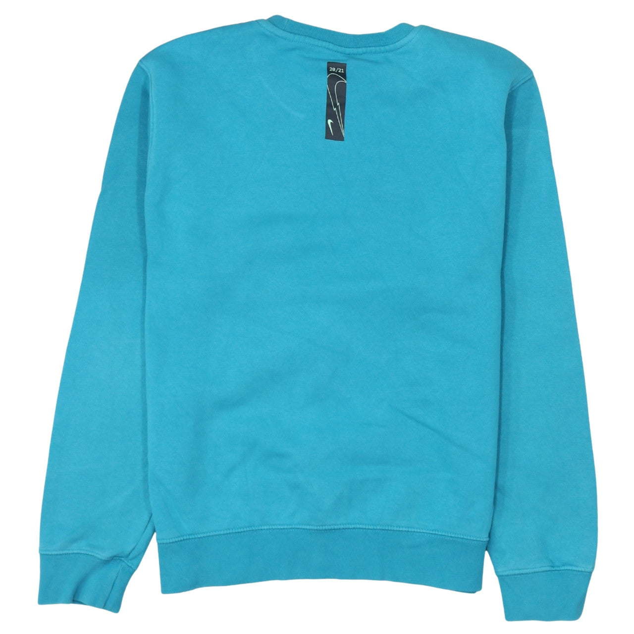 Nike Women’s Blue Crew Neck Pullover Sweatshirt Size S 80s Logo Style