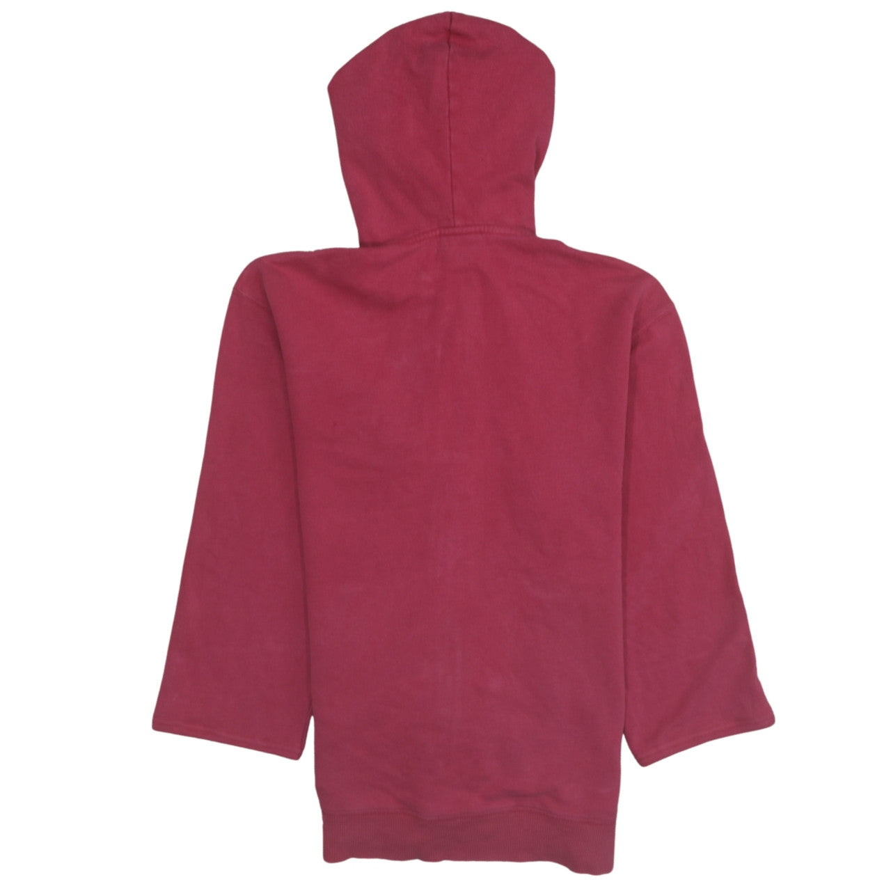 Timberland Men's Red Full Zip Hoodie Size S Regular Fit Fleece