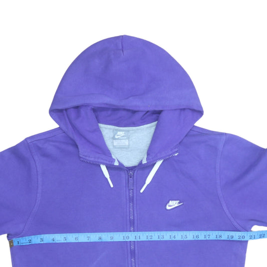 Nike Men's Purple Full Zip Hoodie Size S Fleece Sportswear