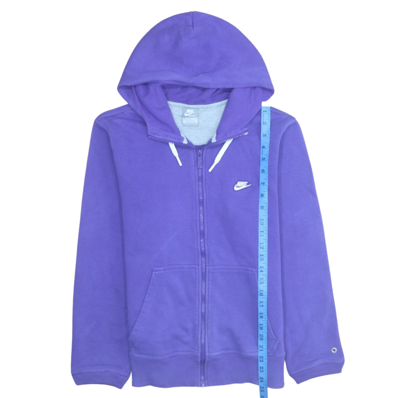 Nike Men's Purple Full Zip Hoodie Size S Fleece Sportswear