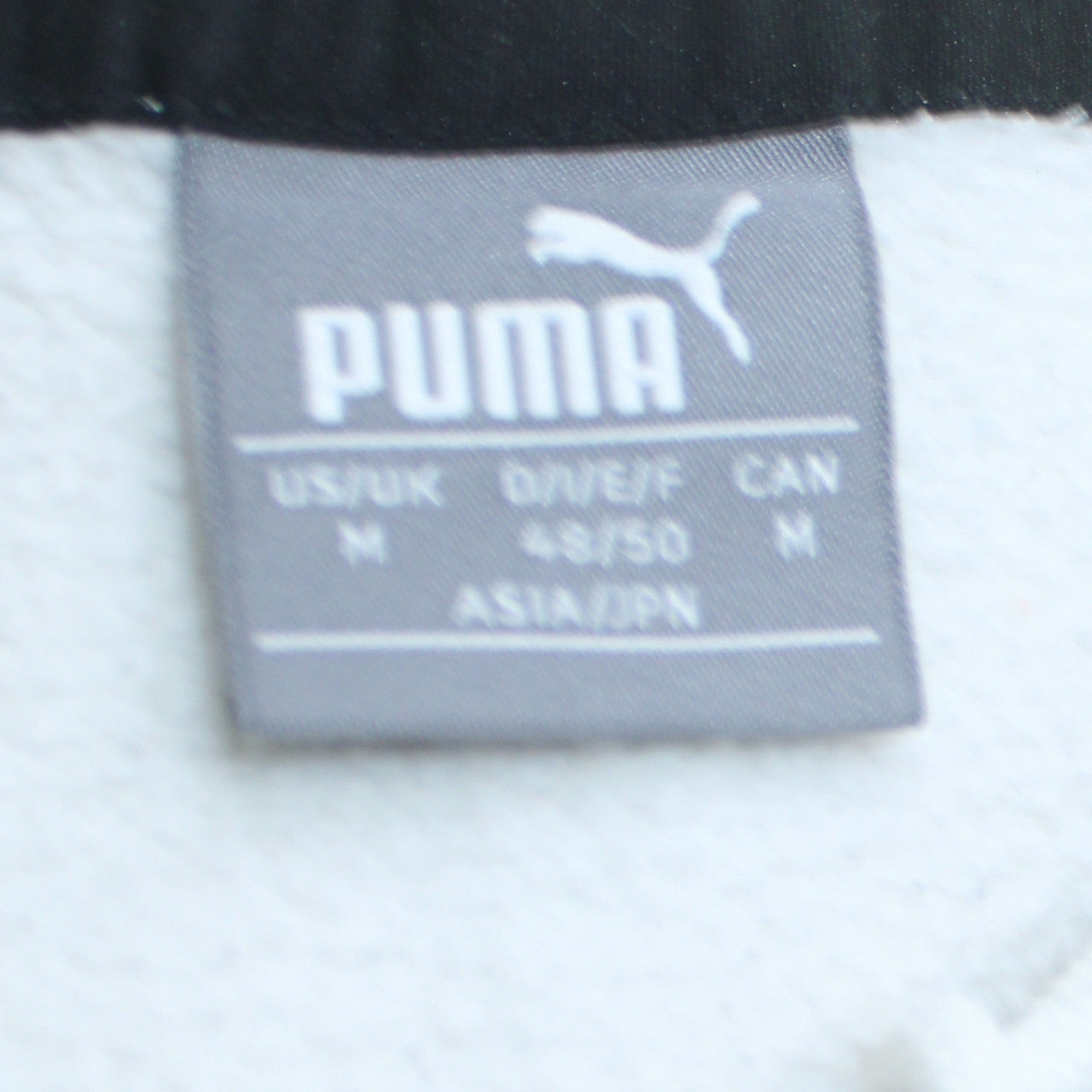 Puma Men's White Regular Fit Pullover Hoodie Size M