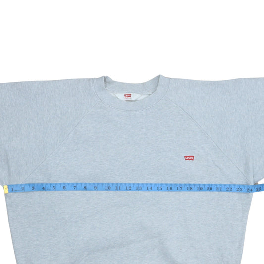 Levi's Men's Grey Crew Neck Sweatshirt Medium Regular Fit
