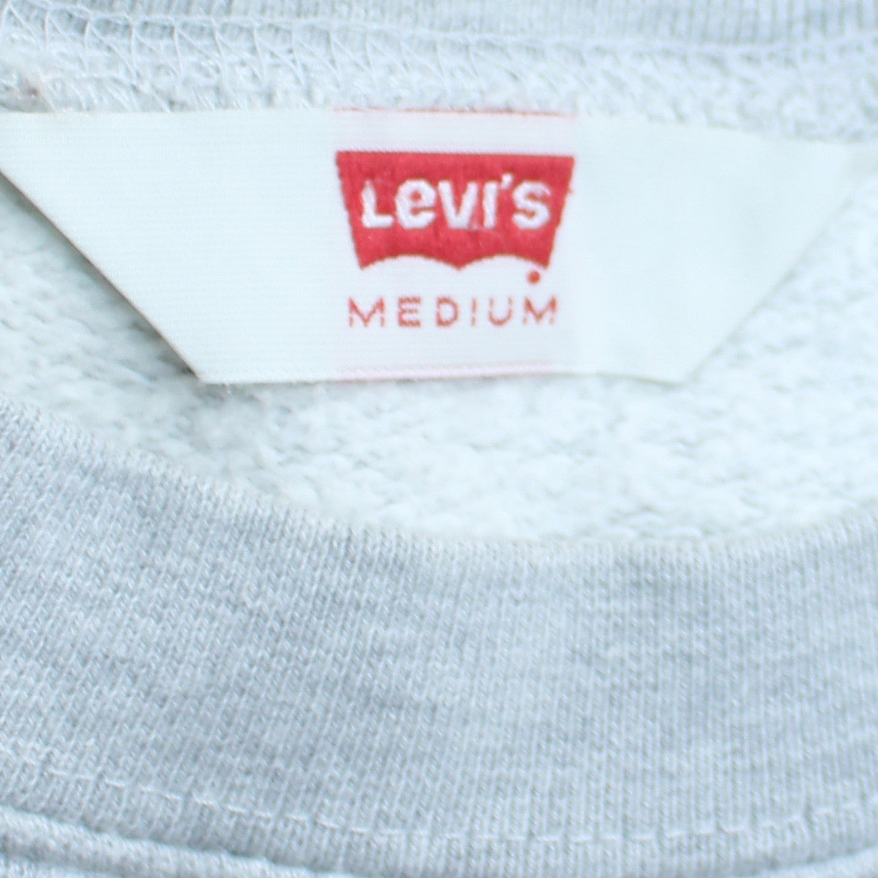Levi's Men's Grey Crew Neck Sweatshirt Medium Regular Fit