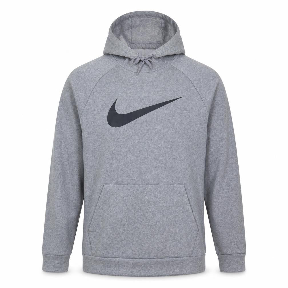 Nike Men's Grey Dri-Fit Pullover Hoodie Size L Sportswear