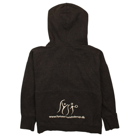 Adidas Womens Black Full Zip Hoodie Size S Embroidered Logo Casual