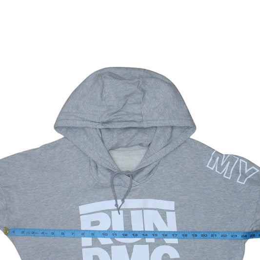 Adidas Women’s Grey RUN DMC Pullover Hoodie Size 6 XS