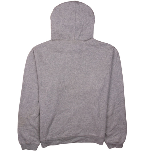 GAP Womens Grey Pullover Hoodie Medium Relaxed Fit Logo Sweatshirt