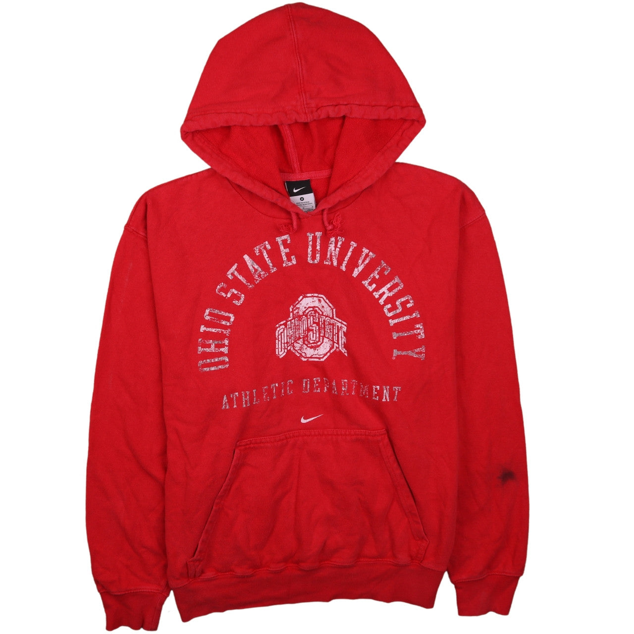 Nike Men's Red Ohio State University Pullover Hoodie M