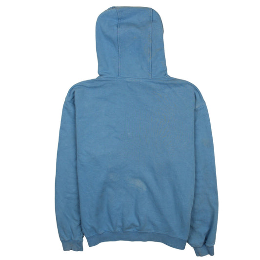 Reebok Men’s Blue Pullover Hoodie M NFL Lions Relaxed Fit Vintage
